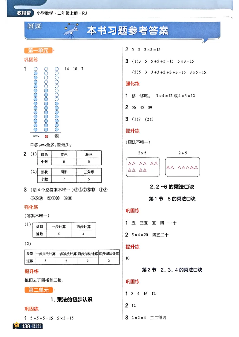 二年级数学人教版上册25秋《教材帮》_25秋《教材帮练习帮》系列_2026版小学《教材帮》1-6年级上册（数学）（人教版）_二年级数学人教版上册25秋《教材帮》