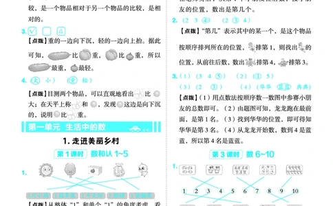 25秋典中点一年级数学上（BS版）答案_25秋《典中点》系列_1-6年级数学上册各版本《典中点》（抢先版）_25秋1-6年级数学上册北师版《典中点》（抢先版）