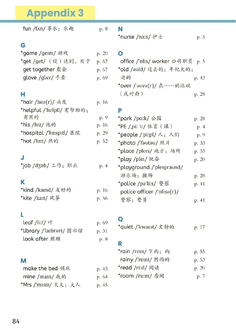 新英语人教4上单词表_4上-新英语人教PEP版（2025持续更新）_08单词表+字帖等_单词表