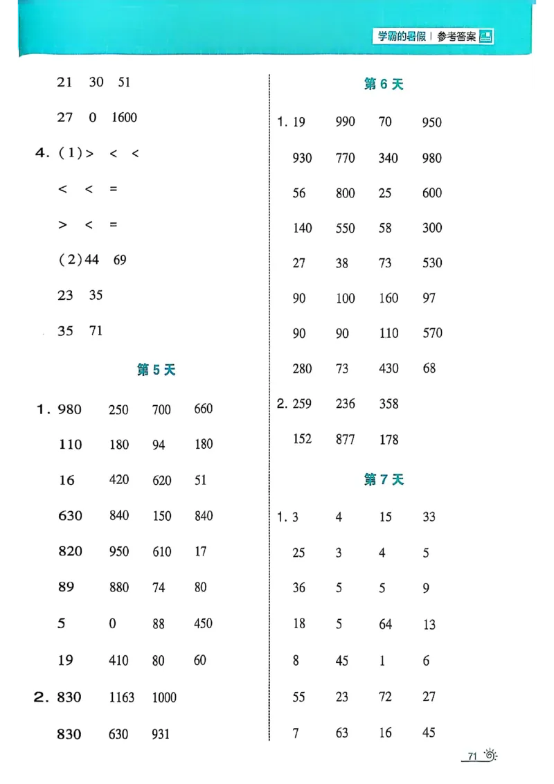 二升三25学霸暑假计算大通关数学人教_25秋《学霸的暑假计算大通关》_25年1-6年级数学人教版《学霸的暑假计算暑期大通关》_二升三
