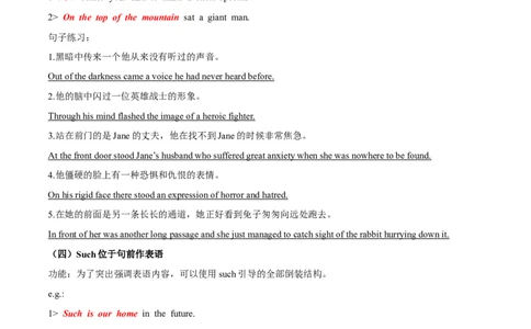 专题11高级句式升级：倒装句（解析版）_03高考英语_新高考复习资料_2023年新高考资料_一轮复习_备战2023年高考英语一轮复习考点微专题（新高考专用）_四、写作