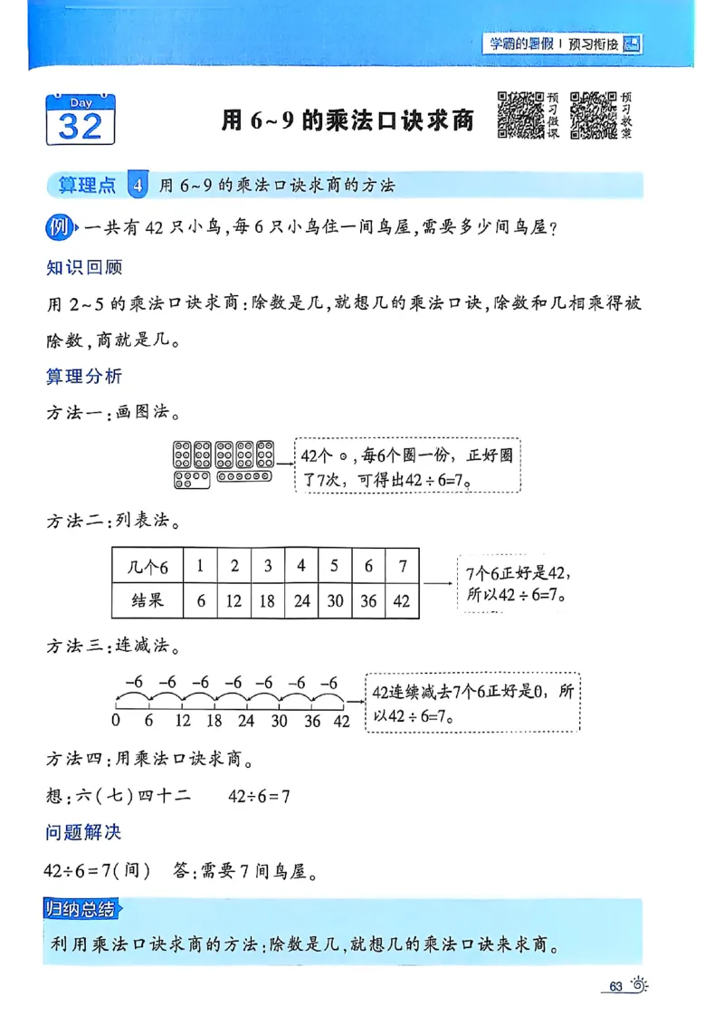 25学霸暑假一升二计算大通关北师_25秋《学霸的暑假计算大通关》_25年1-6年级数学北师版《学霸的暑假计算暑期大通关》_一升二