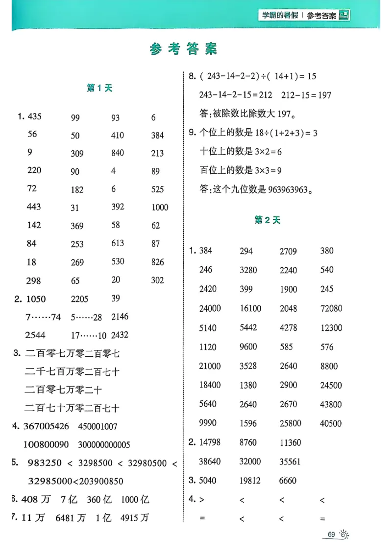 25学霸暑假四升五计算大通关苏教_25秋《学霸的暑假计算大通关》_25年1-6年级数学苏教版《学霸暑假计算大通关》_苏教四升五