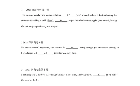 专题09特殊句式和情景交际（原卷版）_03高考英语_新高考复习资料_2024年新高考资料_专项复习资料_完五年（2019-2023）高考真题分项汇编（新高考）