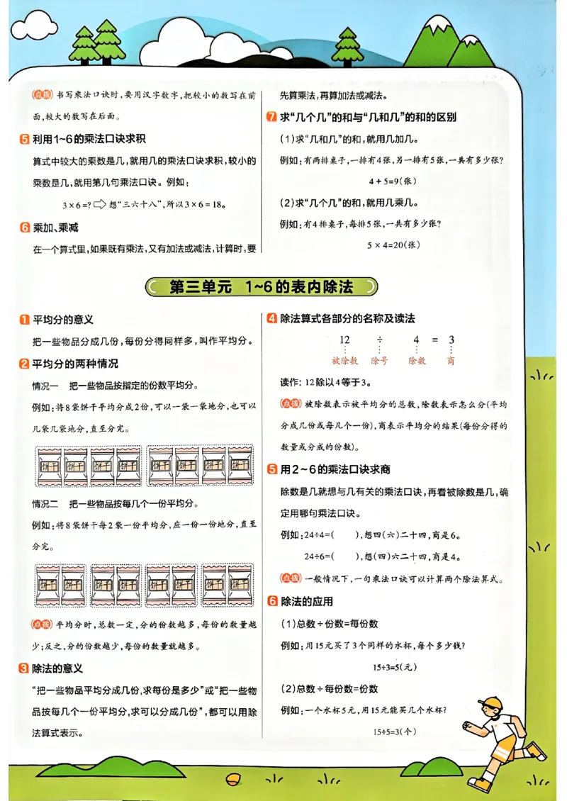 二年级数学人教版上册25秋《教材帮》期末知识挂图_25秋《教材帮练习帮》系列_2026版小学《教材帮》1-6年级上册（数学）（人教版）_二年级数学人教版上册25秋《教材帮》