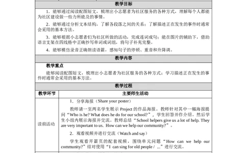 Unit4Lesson6_4上-新英语人教PEP版（2025持续更新）_04教案+教学计划_教案（表格）
