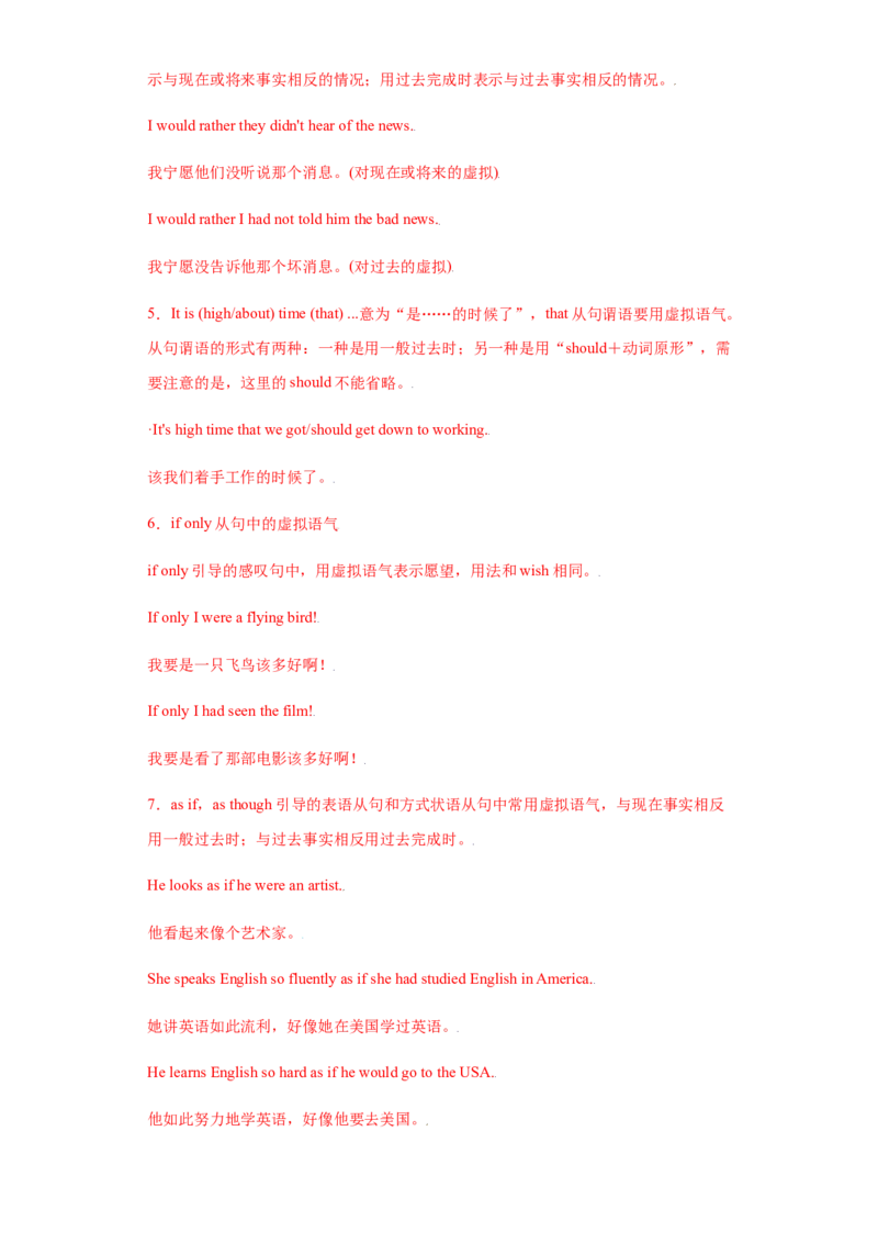 专题11情态动词与虚拟语气-备战2022年高考英语考试易错题(教师版含解析）_03高考英语_2024年新高考资料_1.2024一轮复习_赠备战2022年高考英语考试易错题