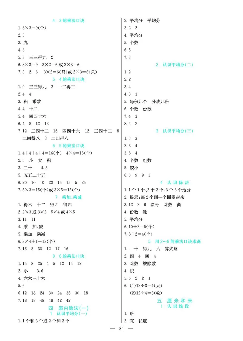 二年级数学上册苏教版《七彩课堂》预习卡_1-6年级《七彩课堂》预习卡_1-6年级数学上册苏教版《七彩课堂》预习卡