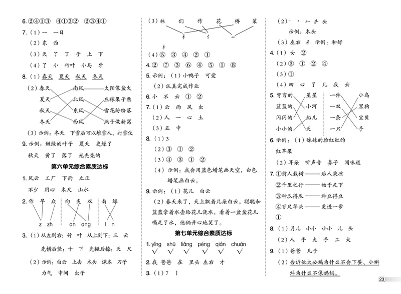 25秋典中点一年级语文上（R版）测试卷_25秋《典中点》系列_25秋1-6年级语文上册《典中点》（抢先版）