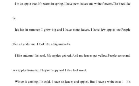 Unit6ChangingfortheseasonsPartC同步练习（含答案）_4上-新英语人教PEP版（2025持续更新）_07练习试卷_课时培优（全）