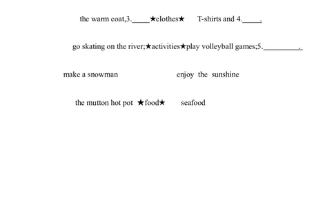 Unit6ChangingfortheseasonsPartC同步练习（含答案）_4上-新英语人教PEP版（2025持续更新）_07练习试卷_课时培优（全）