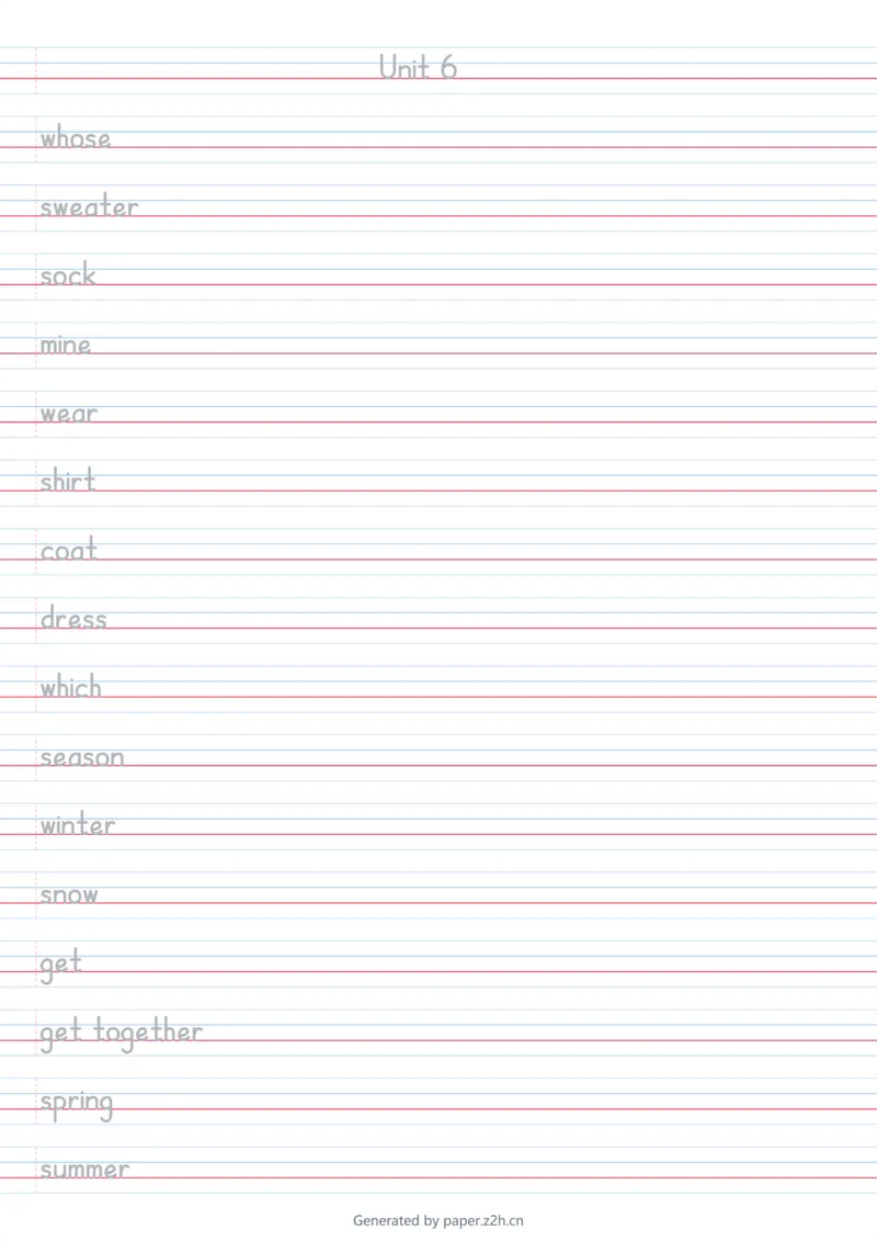 4上棒棒体字帖_4上-新英语人教PEP版（2025持续更新）_08单词表+字帖等_合并版_字帖