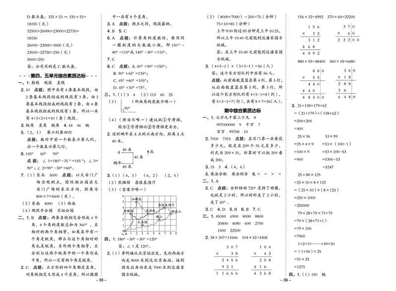 25秋典中点四年级数学上（BJ版）测试卷_25秋《典中点》系列_1-6年级数学上册各版本《典中点》（抢先版）_25秋1-6年级数学上册北京版《典中点》（抢先版）