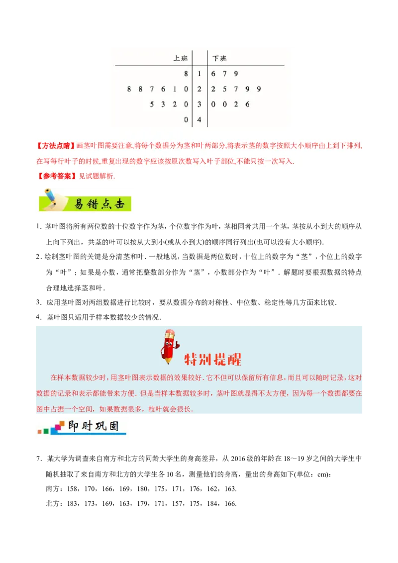 专题11统计-备战2019年高考数学（文）之纠错笔记系列（原卷版）_02高考数学_新高考复习资料_2022年新高考资料_2022年一轮复习各版本_1.新高考2022年高考数学一轮复习_原卷版_194