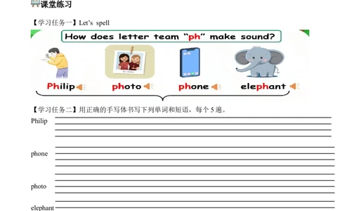 Unit4第3课时PartALet&rsquo;sspell(学习任务单).dox_4上-新英语人教PEP版（2025持续更新）_01.英语4上-教案+PPT课件+学习任务单+练习第1套齐全_3学习任务单