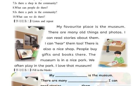 Unit3第6课时PartBReadandwrite&PartC(学习任务单)_4上-新英语人教PEP版（2025持续更新）_01.英语4上-教案+PPT课件+学习任务单+练习第1套齐全_3学习任务单