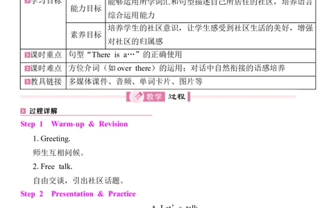 Unit3Placeswelivein教案（7个课时含反思）_4上-新英语人教PEP版（2025持续更新）_04教案+教学计划_同步教案(含反思)