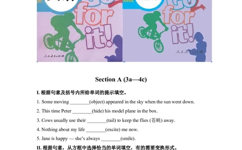 第二课时_人教版英语八年级下册_2026春人教版英语八年级下册资料_人教八下（旧版）_06.英语8下教学资料PPT_人教版英语八年级下册教学资料（优翼）_课时检测2_Unit6