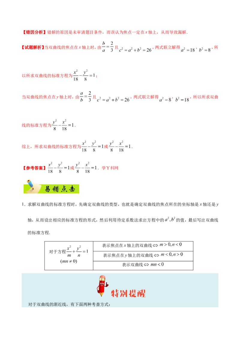 专题10圆锥曲线-备战2019年高考数学（理）之纠错笔记系列（解析版）_02高考数学_新高考复习资料_2022年新高考资料_2022年一轮复习各版本_1.新高考2022年高考数学一轮复习