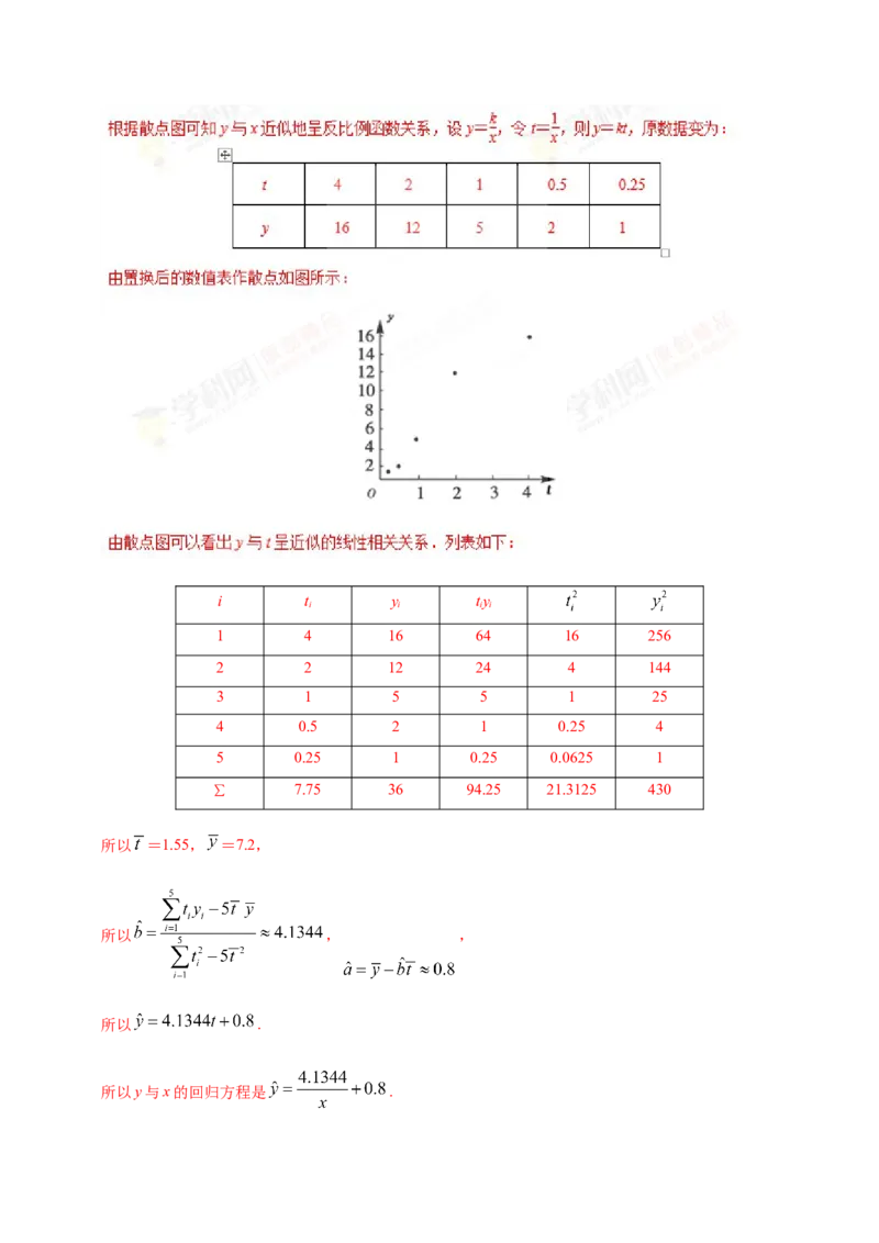 专题11统计-备战2019年高考数学（文）之纠错笔记系列（解析版）_02高考数学_新高考复习资料_2022年新高考资料_2022年一轮复习各版本_1.新高考2022年高考数学一轮复习