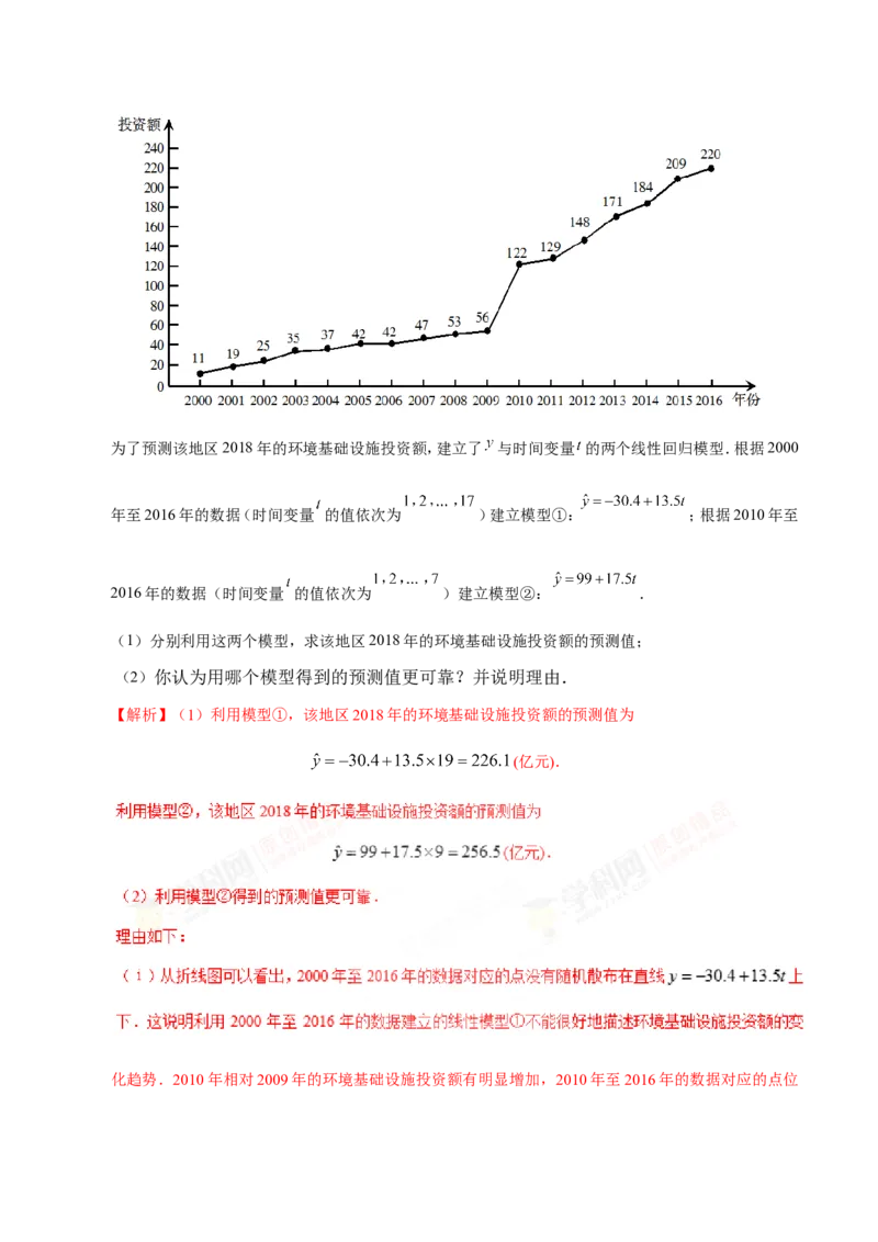 专题11统计-备战2019年高考数学（文）之纠错笔记系列（解析版）_02高考数学_新高考复习资料_2022年新高考资料_2022年一轮复习各版本_1.新高考2022年高考数学一轮复习