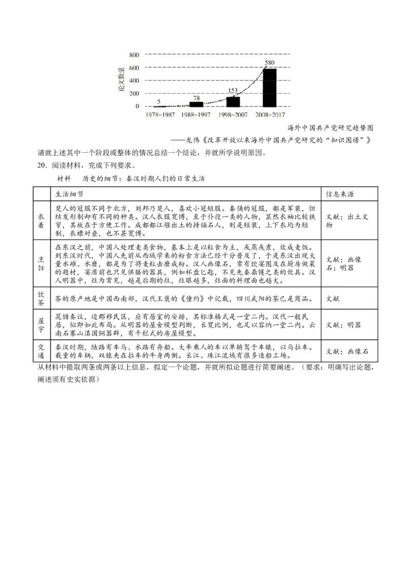 专题09地图图表型非选择题（原卷版）_07高考历史_2025年新高考资料_二轮复习_2025年高考历史二轮热点题型归纳与变式演练（新高考通用）3396109