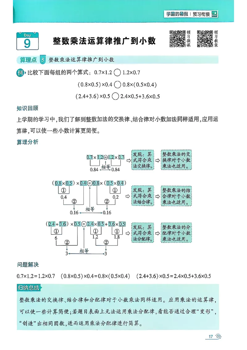 25学霸暑假四升五计算大通关人教_25秋《学霸的暑假计算大通关》_25年1-6年级数学人教版《学霸的暑假计算暑期大通关》_四升五