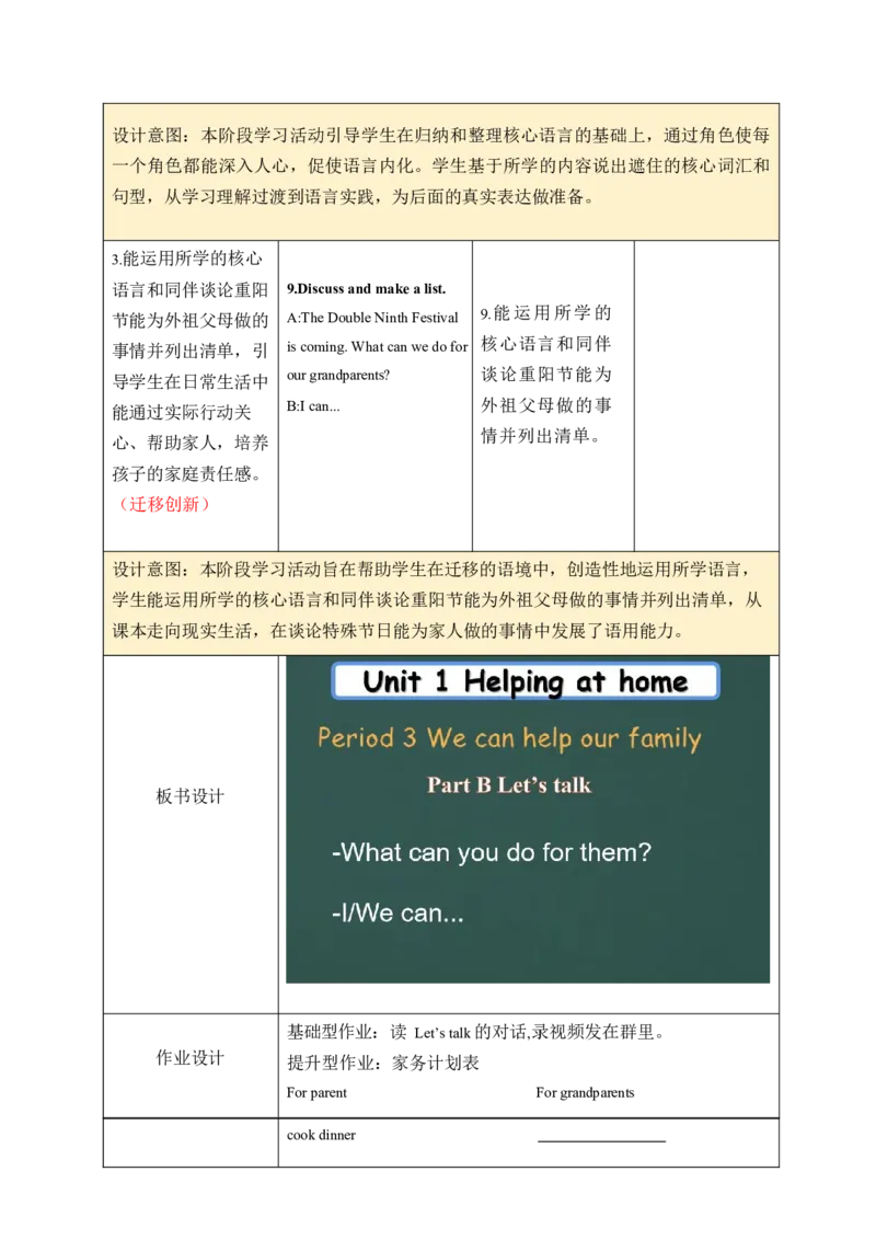 全册表格式单元整体教学设计_4上-新英语人教PEP版（2025持续更新）_04教案+教学计划