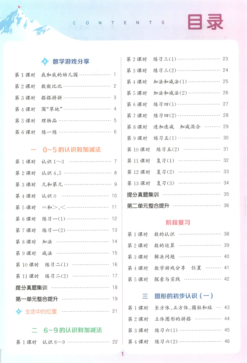 一年级数学苏教江苏专版上册25秋《拔尖特训》_25秋《拔尖特训》小学语数英各版本_1-6年级数学苏教江苏专版上册25秋《拔尖特训》_一年级数学苏教江苏专版上册25秋《拔尖特训》