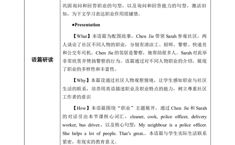 Unit4第2课时PartALet&rsquo;slearn&Match,actandguess(教学设计)_4上-新英语人教PEP版（2025持续更新）_01.英语4上-教案+PPT课件+学习任务单+练习第1套齐全_2教案