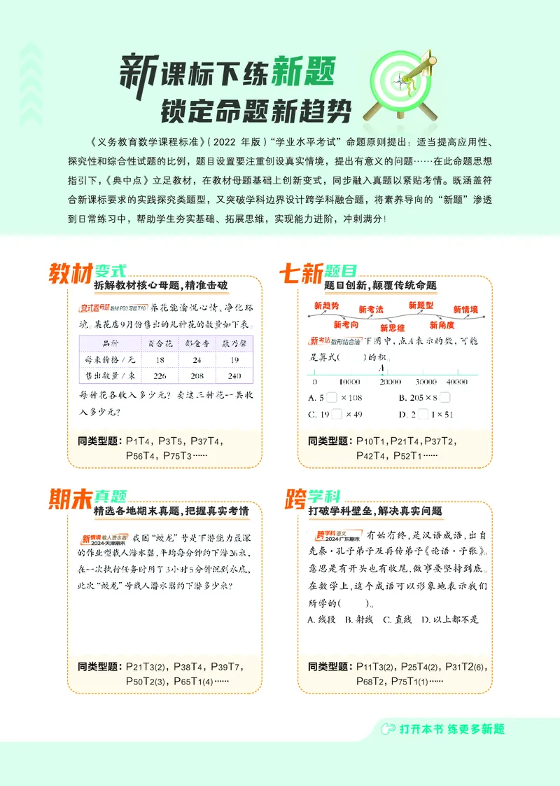 25秋典中点四年级数学上（R版）_25秋《典中点》系列_1-6年级数学上册各版本《典中点》（抢先版）_25秋1-6年级数学上册人教版《典中点》（抢先版）