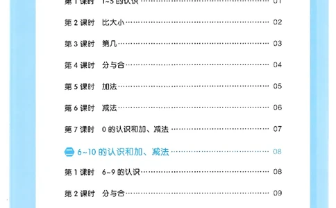 《三步预习单》一年级上册_25秋《一本》系列_25秋1-6年级数学上册人教版《一本三步预习单》