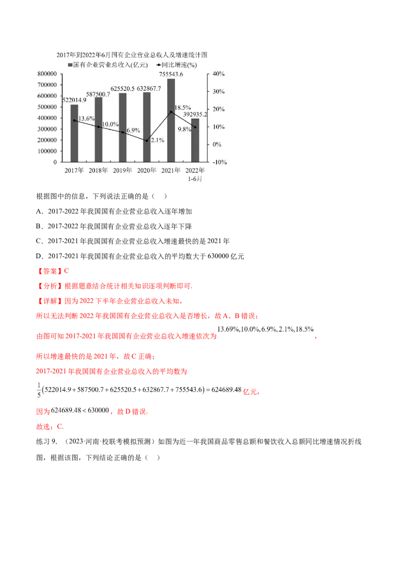 专题10.1统计（解析版）_02高考数学_新高考复习资料_2024年新高考资料_一轮复习资料_完备战2024年新高考数学一轮复习题型突破精练（新高考）_专题10.1+统计