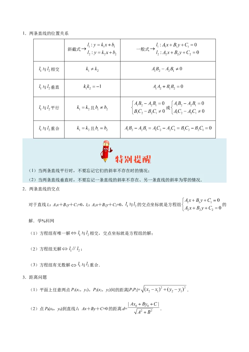 专题09直线与圆的方程-备战2019年高考数学（理）之纠错笔记系列（解析版）_02高考数学_新高考复习资料_2022年新高考资料_2022年一轮复习各版本_1.新高考2022年高考数学一轮复习