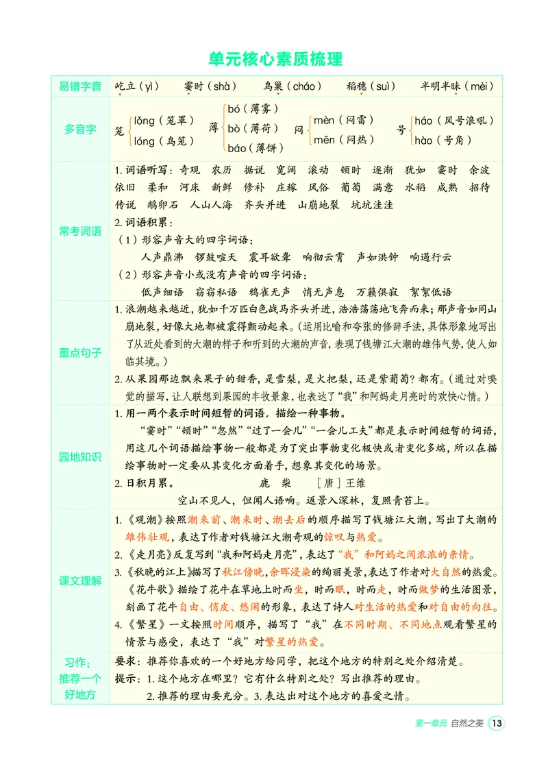 25秋典中点四年级语文上（R版）_25秋《典中点》系列_25秋1-6年级语文上册《典中点》（抢先版）