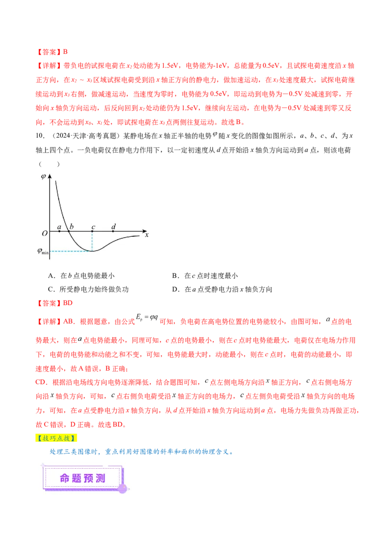专题09电场带电粒子在电场中的运动（讲义）（解析版）_03高考英语_2025年新高考资料_二轮复习_01高考语文等多个文件_上好课2025年高考物理二轮复习讲练测（新高考通用）