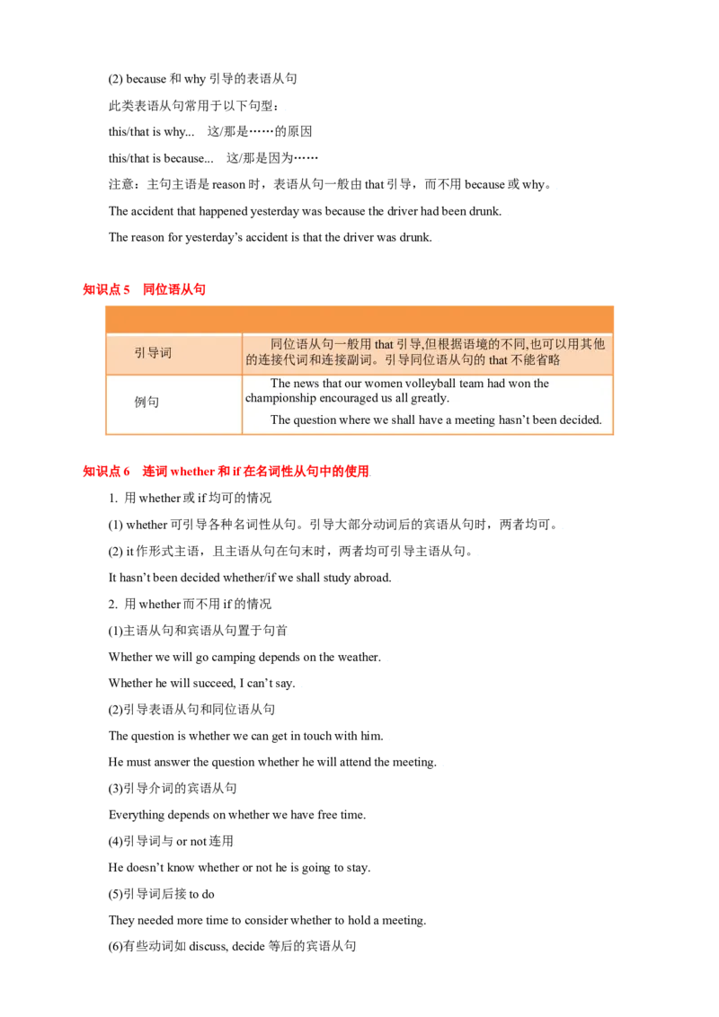 专题10名词性从句（解析版）_03高考英语_新高考复习资料_2023年新高考资料_专项复习_2023年高考英语知识清单(强化版)(原卷+解析卷)