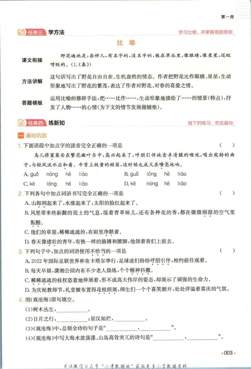 一本预备新初一语文_25秋《一本》系列_25版一本系列_一本预备新初一语数英25年