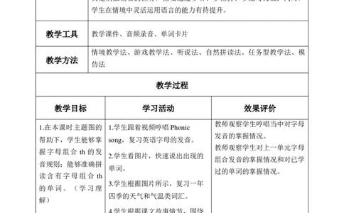 Unit5第3课时PartALet&rsquo;sspell（教学设计）_4上-新英语人教PEP版（2025持续更新）_01.英语4上-教案+PPT课件+学习任务单+练习第1套齐全_2教案