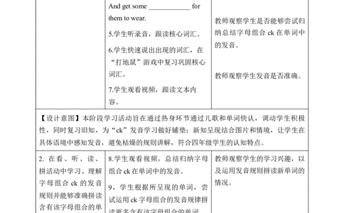 Unit3第3课时PartALet&rsquo;sspell（教学设计）_4上-新英语人教PEP版（2025持续更新）_01.英语4上-教案+PPT课件+学习任务单+练习第1套齐全_2教案