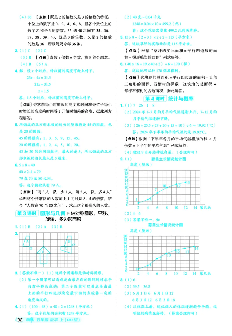 25秋典中点五年级数学上（QD版）答案_25秋《典中点》系列_1-6年级数学上册各版本《典中点》（抢先版）_25秋1-6年级数学上册青岛63制《典中点》（抢先版）