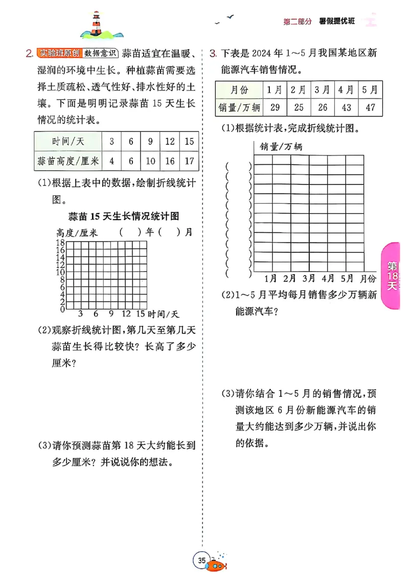 25版《实验班提优训练暑假衔接》北师数学4升5_25秋《实验班》系列_25版实验班语数英人教北师大苏教译林《暑假衔接》_实验班暑假衔接北师25年