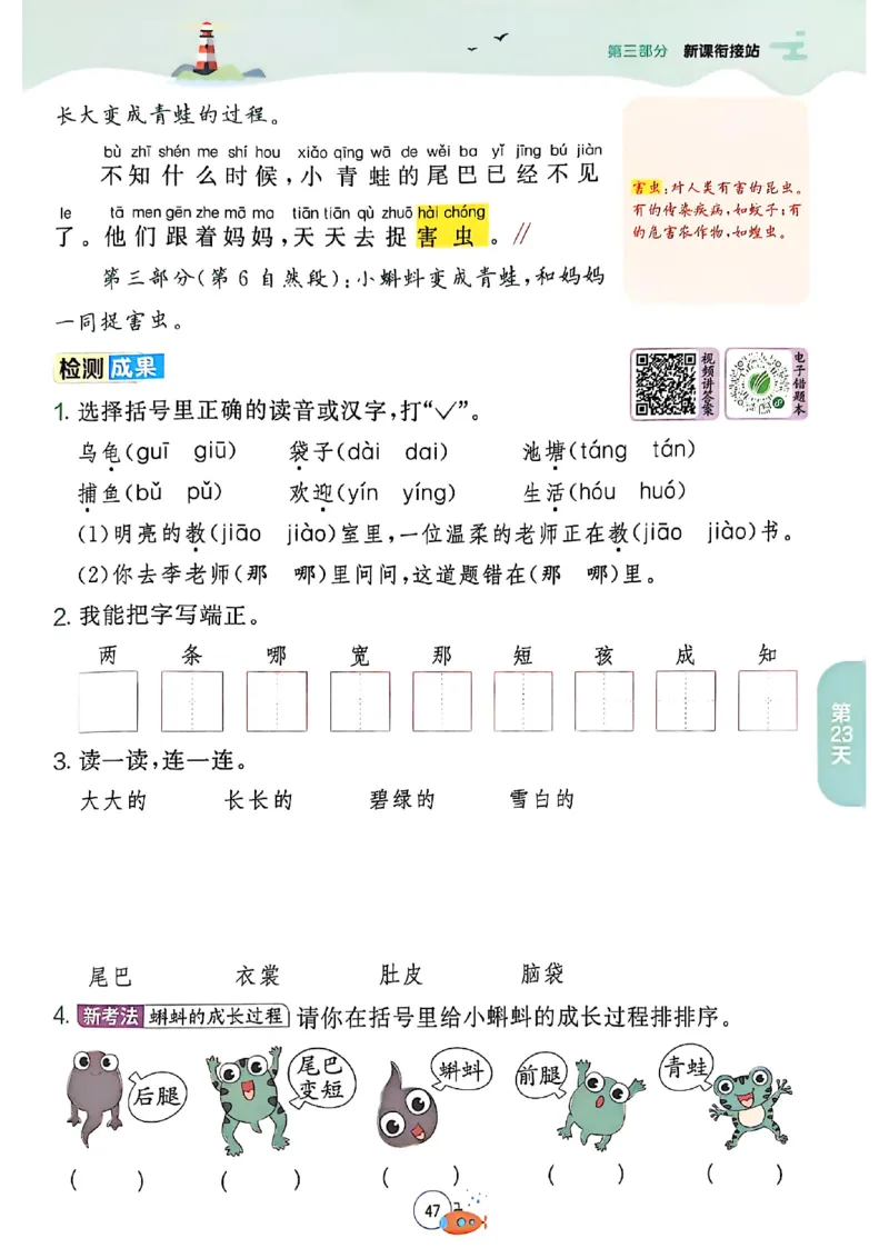 25版语文实验班提优训练暑假衔接一升二_25秋《实验班》系列_25版实验班语数英人教北师大苏教译林《暑假衔接》_实验班暑假衔接语文25年