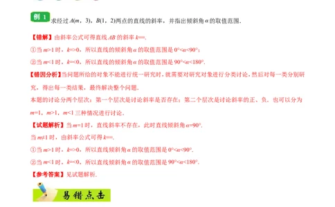 专题09直线与圆的方程-备战2019年高考数学（理）之纠错笔记系列（原卷版）_02高考数学_新高考复习资料_2022年新高考资料_2022年一轮复习各版本_1.新高考2022年高考数学一轮复习_原卷版