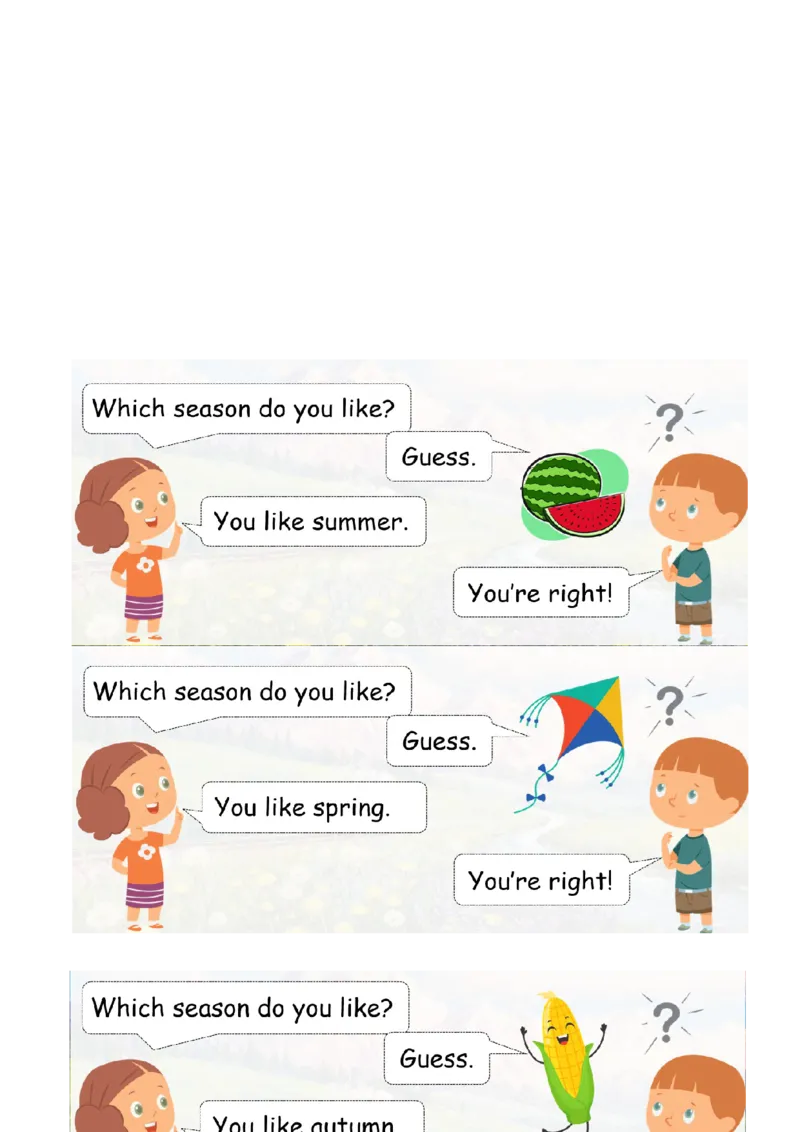 Unit6第4课时PartBLet&rsquo;stalk&Actandguess(学习任务单)_4上-新英语人教PEP版（2025持续更新）_01.英语4上-教案+PPT课件+学习任务单+练习第1套齐全_3学习任务单