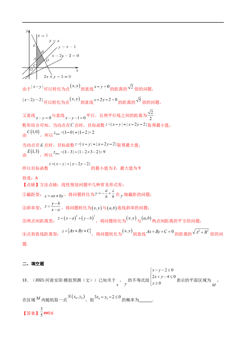 专题09不等式（文理）-2023年高考数学一轮复习小题多维练（全国通用）（解析版）_02高考数学_通用版（老高考）复习资料_2023年复习资料_一轮复习