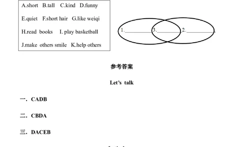 Unit2MyfriendsPartB同步课时练习（含答案）_4上-新英语人教PEP版（2025持续更新）_07练习试卷_课时培优（全）