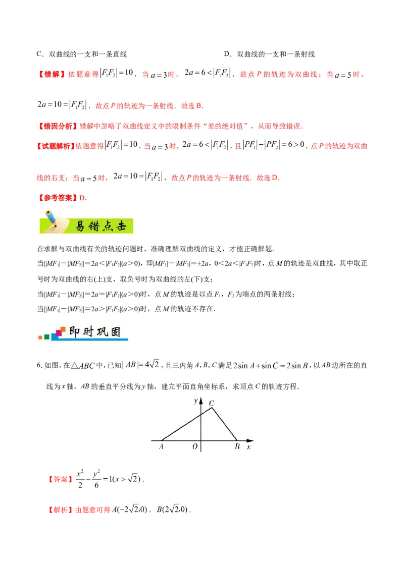专题10圆锥曲线-备战2019年高考数学（文）之纠错笔记系列（原卷版）_02高考数学_新高考复习资料_2022年新高考资料_2022年一轮复习各版本_1.新高考2022年高考数学一轮复习_原卷版_631
