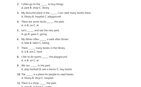 2025秋人教英语四年级上册讲义Unit03学生版_4上-新英语人教PEP版（2025持续更新）_05讲义_讲义PDF（教师版+学生版）
