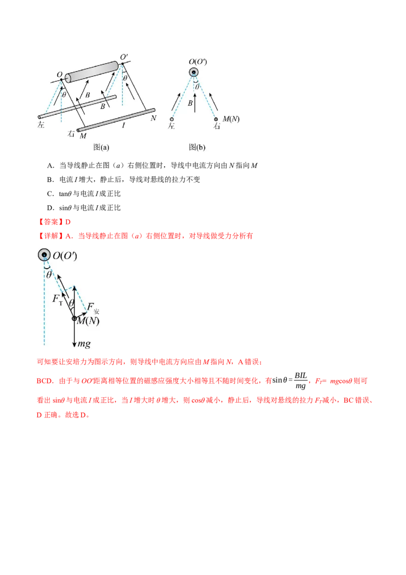 专题10磁场带电粒子在磁场中的运动（讲义）（解析版）_03高考英语_2025年新高考资料_二轮复习_01高考语文等多个文件_上好课2025年高考物理二轮复习讲练测（新高考通用）